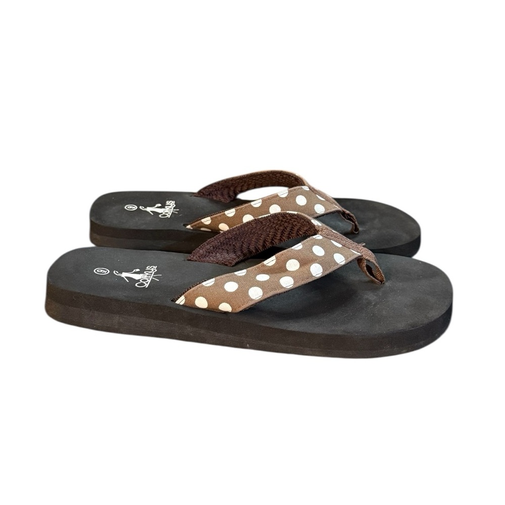 Corkys Polka Dot Sandals Women’s Size 9